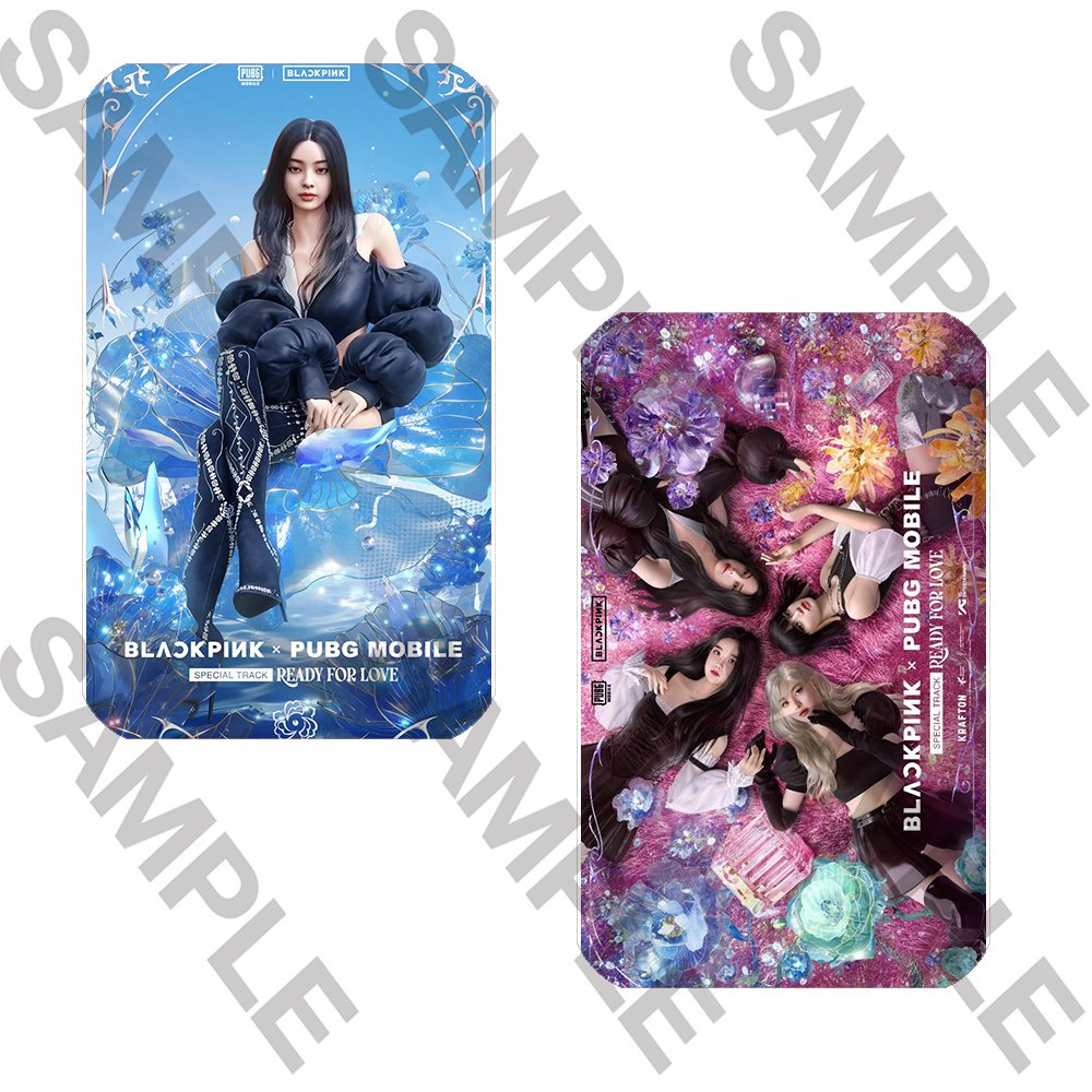 Card bo góc BLACKPINK ver AI READY FOR LOVE nhóm nhạc idols Hàn Quốc
