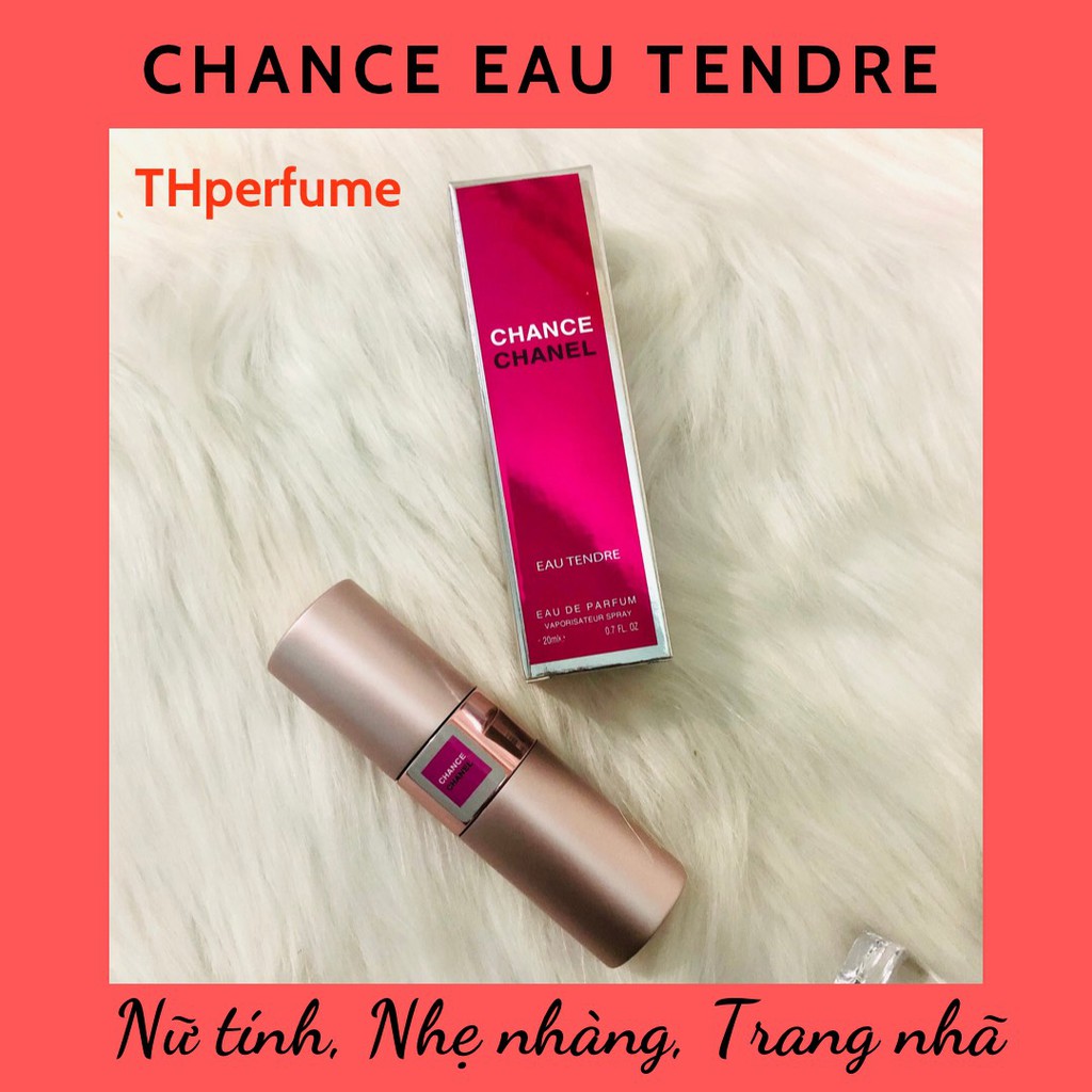 Nước Hoa Mini Nữ 20ml CHANEL CHANCE EAU TENDRE ( CHANCE HỒNG)