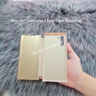 Note 10| Bao Da Clear View Standing Samsung Note 10
