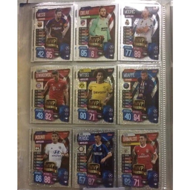 Thẻ cầu thủ bóng đá match attax