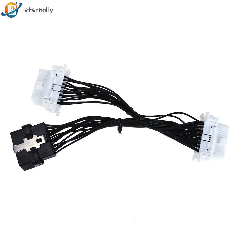 Cáp OBD 2 16 chân chuyển 1 thành 2 cổng dành cho thiết bị chẩn đoán lỗi xe hơi EML327 tiện dụng