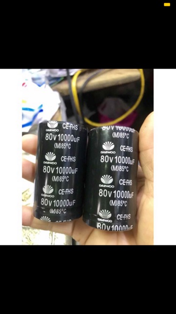 2 Con tụ Daewoo 80V 10000uf