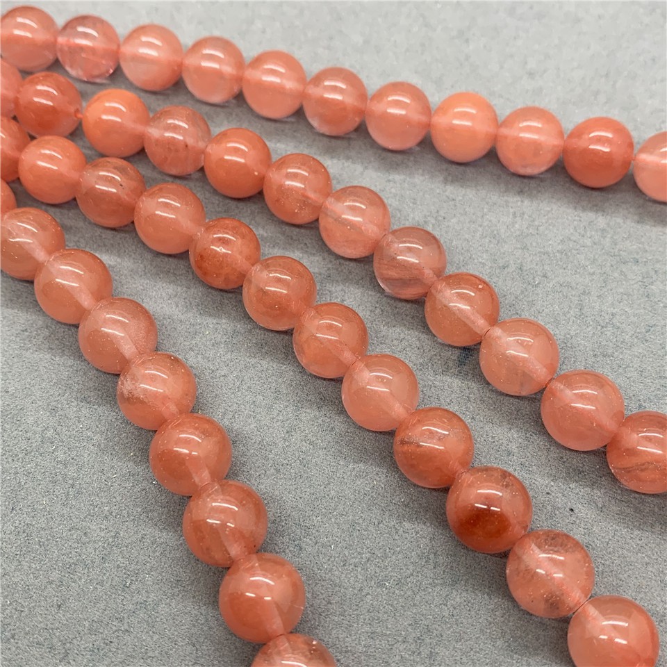 Chuỗi Hạt Pha Lê Đỏ Dưa Hấu 4-12mm Tự Làm Vòng Tay / Trang Sức