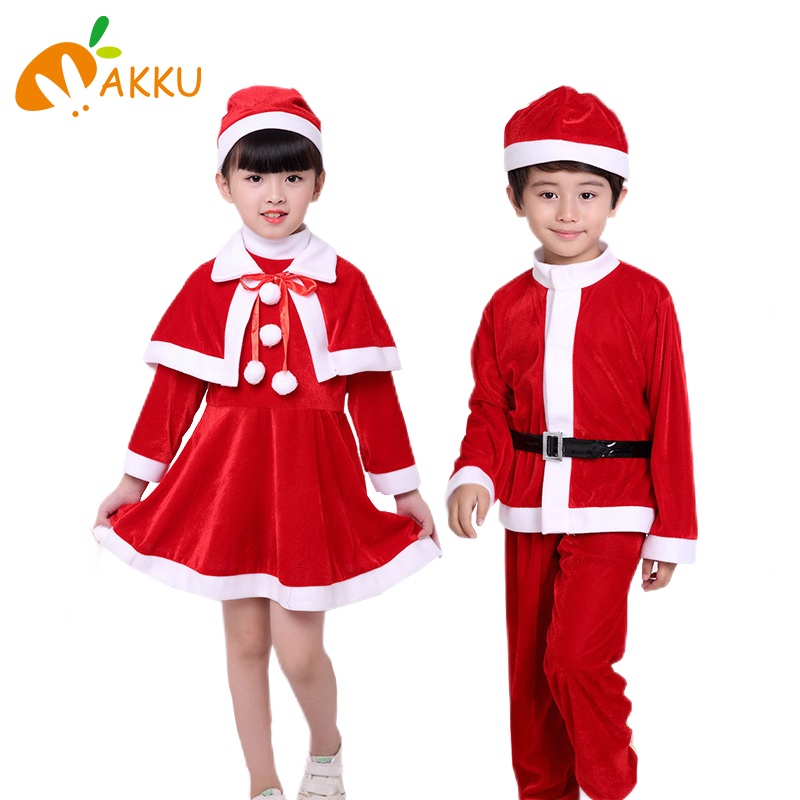 Bộ Đồ Hóa Trang Ông Già Noel Xinh Xắn Cho Bé Trai Gái