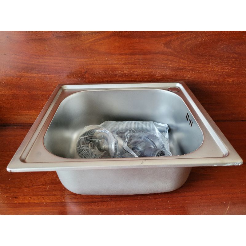 Chậu rửa chén bát 1 hộc inox 304 kt42x37cm, bồn rửa chén đơn, chậu rửa chén bát giá rẻ
