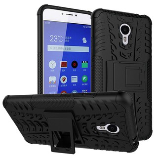 For Meizu M3 M5 Note Case Shockproof Armor Back Case Stand Holder Cover