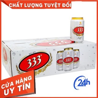 Bia 333 thùng 24 lon x 330ml