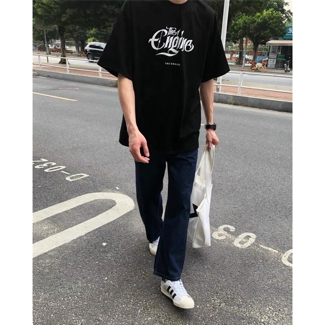 ÁO THUN TAY LỠ COTTON FORM UNISEX NAM NỮ (kèm hình chụp thật)