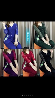 Bộ BÀ BA . Thiêu  đi LỄ CHÙA 160k