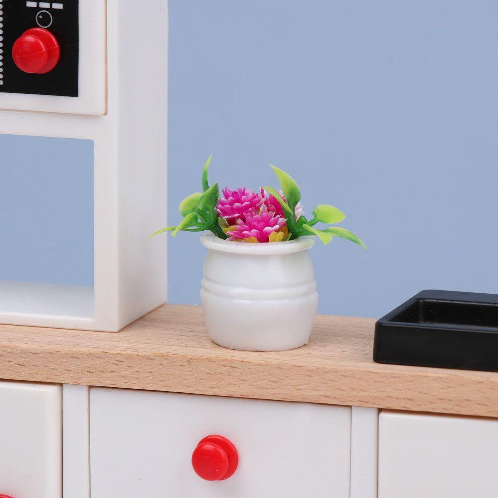 LUOL Giỏ Hoa Mini Trang Trí Nhà Búp Bê