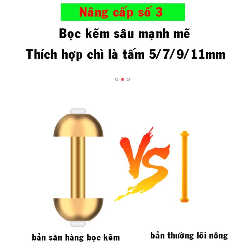 Chì Lá Lõi Kép Chống Nổ Chuyên Câu Đài, Câu Đơn Cao Cấp - DIHOSO FISHING