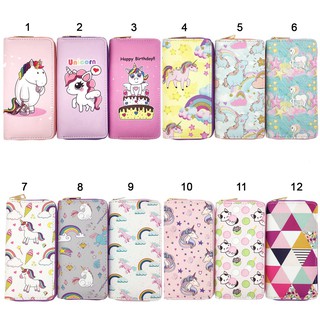 Bóp ví dài cầm tay họa tiết hoạt hình kì lân Unicorn cute - Mã 22 - Monkeyshop078