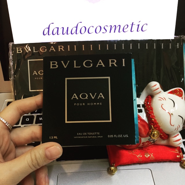 [ vial ] Nước hoa Bvlgari Aqva Pour Homme EDT 1.5ml | Thế Giới Skin Care