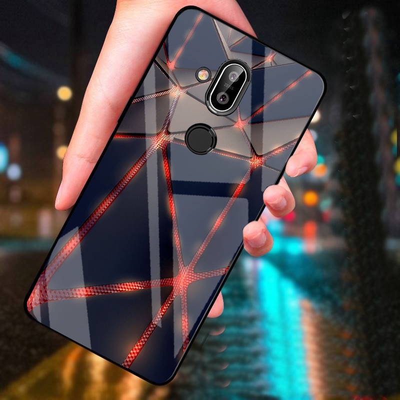 Ốp Lưng NOKIA 8.1 mặt kính cường lực cao cấp thiết kế riêng