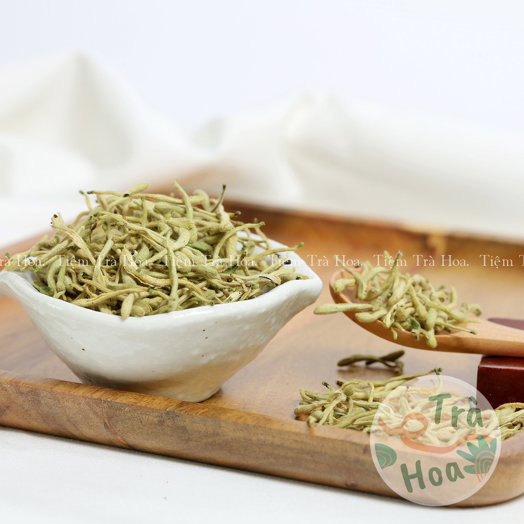 Trà Kim Ngân Hoa khô tự nhiên - Thanh nhiệt, giải độc, rối loạn tiêu hóa, nhiễm khuẩn