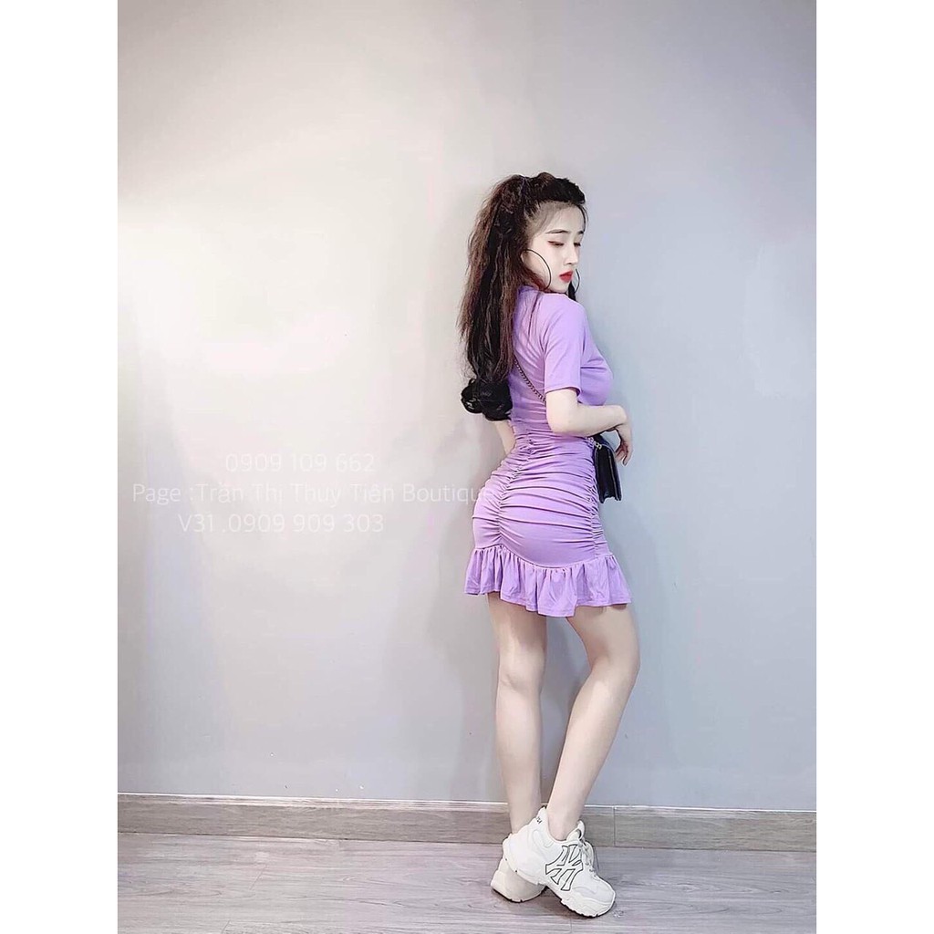 ĐẦM NỮ ÔM BODY NHÚN ĐUÔI CÁ TRẺ TRUNG THỜI TRANG THIẾT KẾ VESTA ND60 | BigBuy360 - bigbuy360.vn