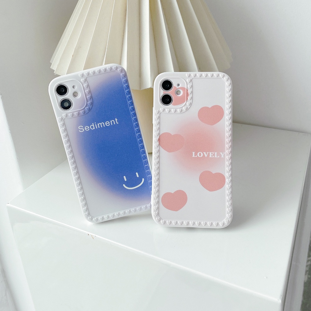 Iphone 11 12 Pro Max 7 8 Plus Xr Max Se 7plus 11 Xr Xs Pro Se2020 8plus 12 Ốp lưng silicon tình yêu LKY MM