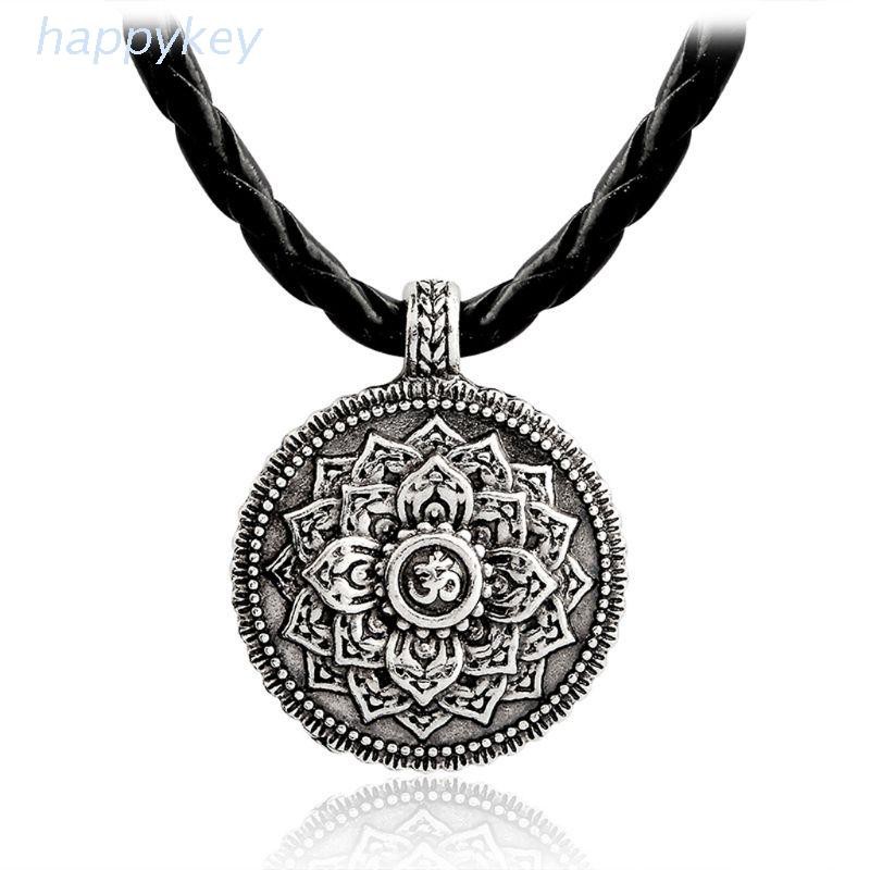 MANDALA vòng cổ Phong Cách Phật Giáo Tây Tạng