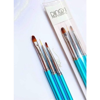 Set 3 cọ dingxi- cọ nét, cọ hoa cúc, cọ đắp gel