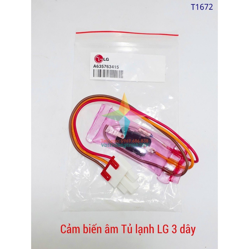 Sensor cảm biến âm 3 dây cho tủ lạnh LG