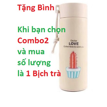 Trà giảm cân - Sả, Chanh, Gừng 50 túi lọc(200g) [TẶNG Bình giữ nhiệt 450ml, Cốc xứ khi mua combo2]