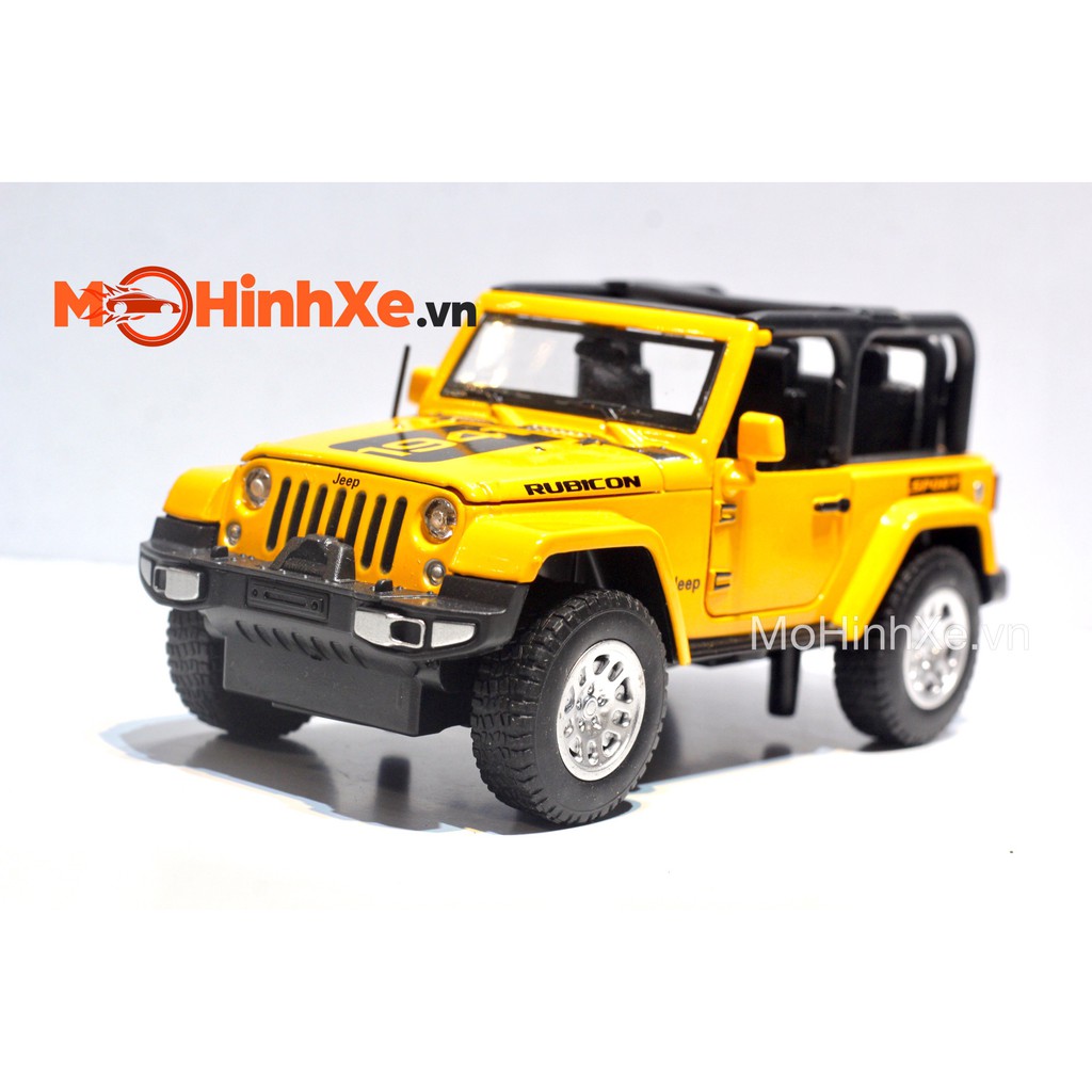 MÔ HÌNH XE JEEP WRANGLER RUBICON 1:32 DOUBLE HORSES