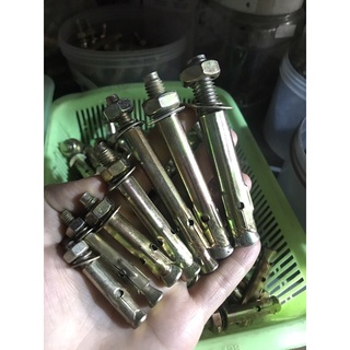 Tắc kê sắt, nở sắt bulong nở sắt bắt vào tường betong các size