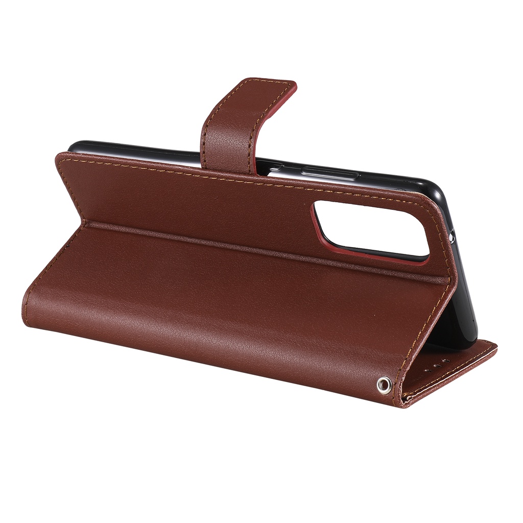 Bao da điện thoại PU nắp lật có ngăn ví đựng cho Samsung Galaxy S10 Plus 5G S20 Ultra FE