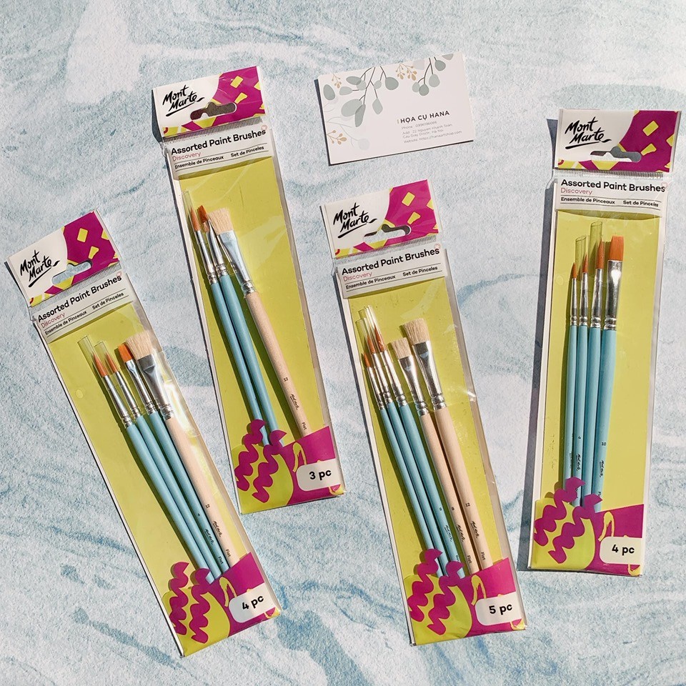 Bộ cọ vẽ học sinh Mont Marte