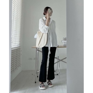 Áo sơ mi form oversize dây thắt eo(sỉ lh)