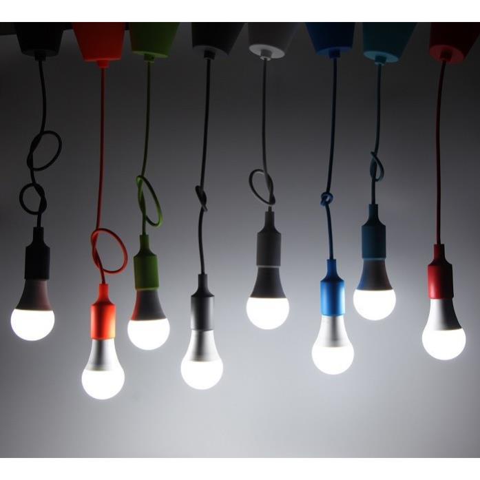Bộ 5 dây đèn thả trang trí bóng led búp 15W