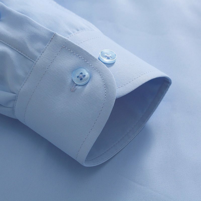 Áo sơ mi nam dài tay nam cao cấp, áo sơ mi trắng vải lụa nến không nhăn thời trang cao cấp | BigBuy360 - bigbuy360.vn