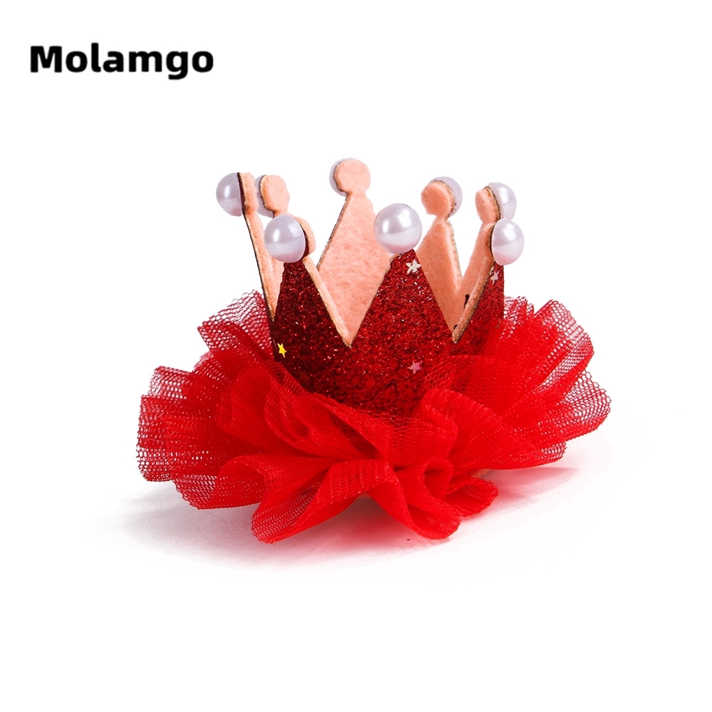 MOLAMGO  Mũ Cho Thú Cưng Thiết Kế Hình Vương Miện Đáng Yêu