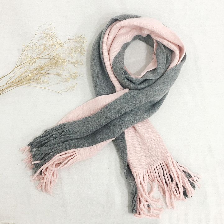 Khăn Chất Len Dạ Cashmere Pha Màu Style Hàn Quốc Dành Cho Cả Nam Và Nữ-Sale giá cực sốc- BBGGwelike