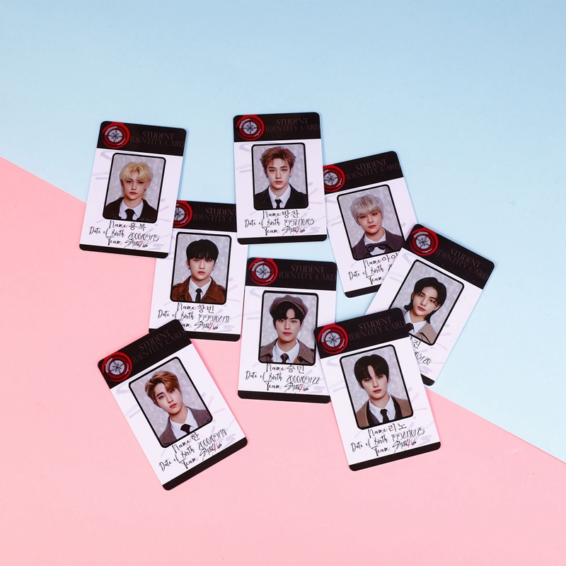 1 Thẻ Tên Bằng PVC Cho Fan Nhóm Nhạc KPOP STRAY KIDS