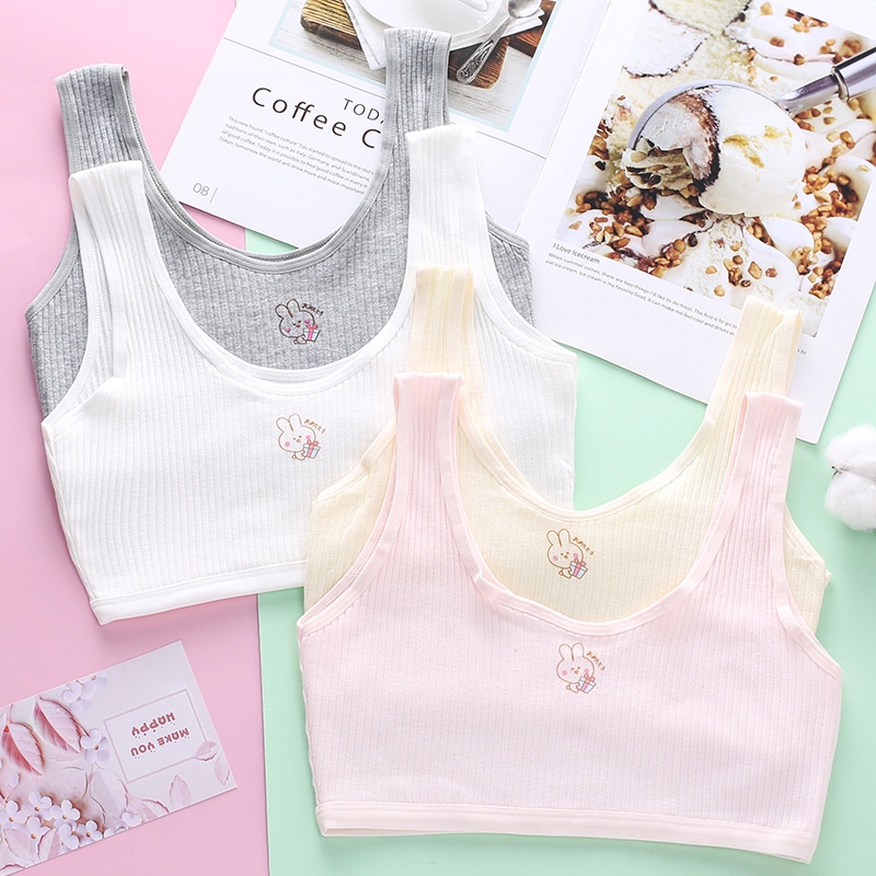 Áo lót vải cotton Nguyên Chất Cho Tuổi Teen/Bé Gái