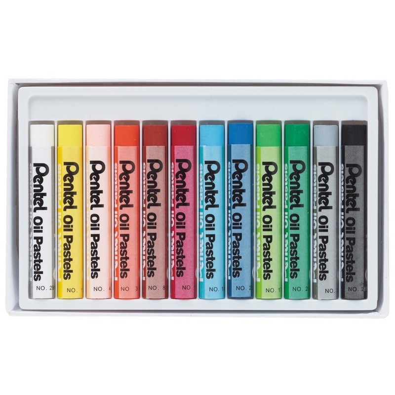 Sáp dầu Pentel 12/25/50 màu.