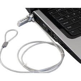 KHÓA DÂY CHỐNG TRỘM LAPTOP BẰNG MÃ SỐ
