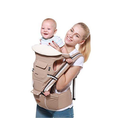 Địu có ghế ngồi cho bé 6 tư thế Baby Lab, có đỡ cổ - Cao Cấp