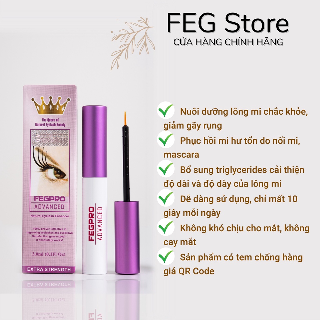 FEG1- FEG Eyelash Pro Advanced_Dưỡng mi FEG phục hồi mi hư tổn-dưỡng mi ngăn giảm gãy rụng mi-giúp mi chắc khỏe | WebRaoVat - webraovat.net.vn