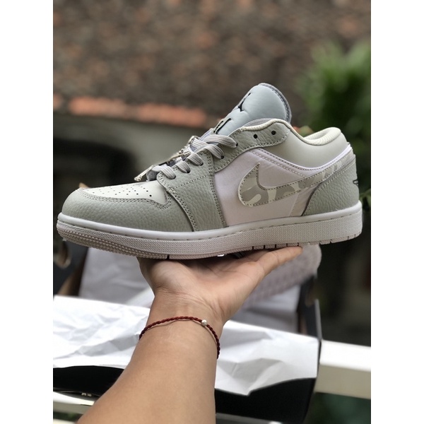 Giày thể thao sneaker jodan camo cổ thấp