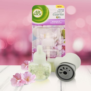 Lọ tinh dầu thiên nhiên Air Wick Magnolia and Cherry Blossom 19ml QT003274 - hoa mộc lan