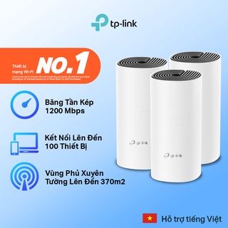 Bộ phát wifi mesh tp-link deco e4 băng tần kép mu-mimo ac1200 - hàng chính hãng