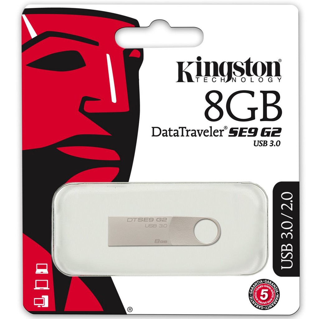 usb kingston 8g vỏ nhôm - kháng nước,chịu va đập-bảo hành 24 tháng