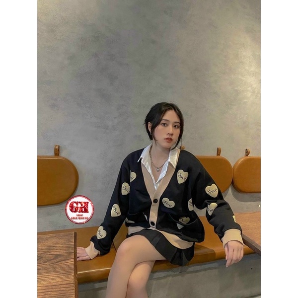 Áo Khoác Cardigan Dài Tay Dễ Thương Học Sinh Unisex Nam, Nữ Áo Khoác Nỉ Dài Tay S.W.E Siêu Đẹp-CDGSWE | BigBuy360 - bigbuy360.vn