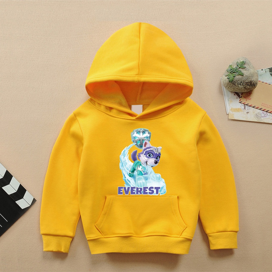 Áo khoác paw patrol áo hoodie đội chó cứu hộ màu vàng đủ size cho bé trai bé gái