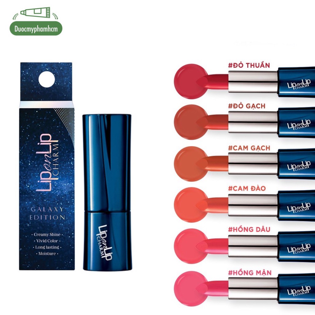 Son thỏi Collagen Lip On Lip Charm Galaxy Edition 4g