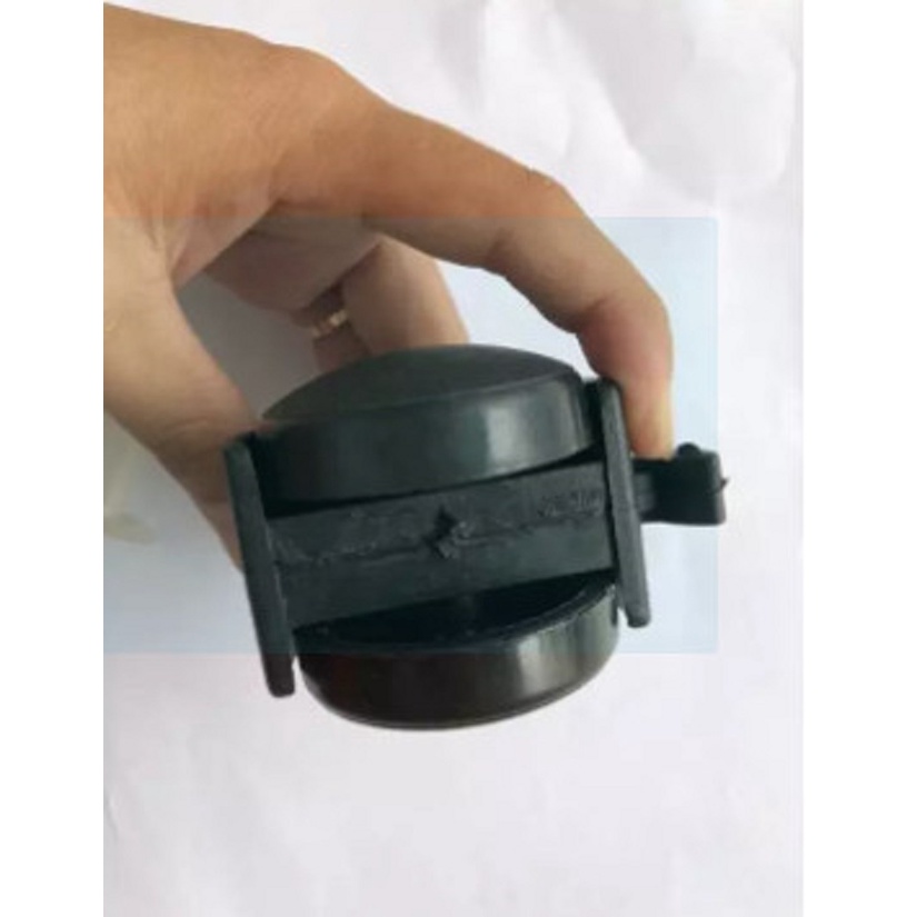 BÁNH XE NHỰA ĐEN 5F ĐẾ CHỮ I XOAY, CÓ KHÓA, CÓ NÚT NHỰA GHẾ XOAY VĂN PHÒNG, CHÂN TỦ)