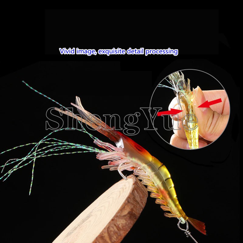 1 Mồi Tôm Giả Câu Cá Bằng Silicon Mềm 9cm/6g 9cm/7g