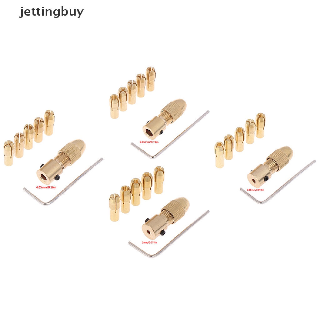 Đầu cặp mũi khoan cố định Jettingbuy trục động cơ điện mini 0.3mm-3.0mm QDD